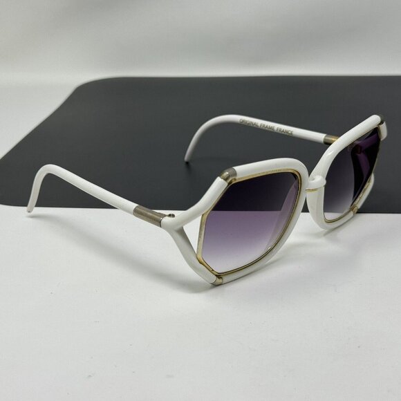 Vintage 1970\'s Ted Lapidus Paris Glasses Sunglasses FRAME Only Scratched Lenses main image 11